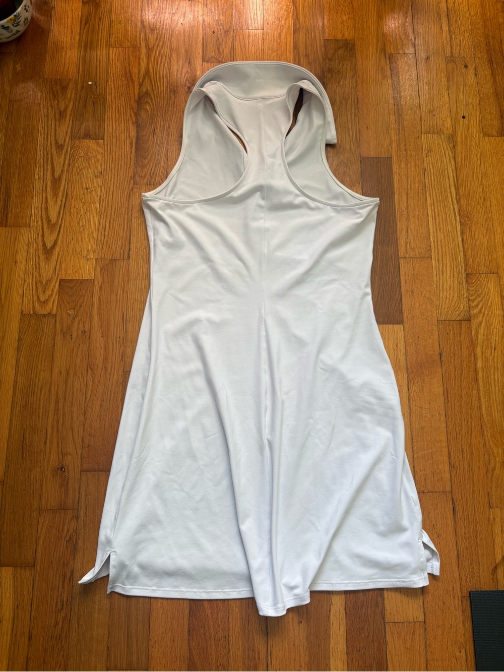 Alo Sleeveless Polo Tennis Dress in white - Picture 2 of 5